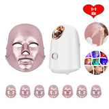 7 Color Led Face Light Therapy Mask Hot Mist Sparyer Facial Steamer Nano Moisturizing Beauty Machine For Women Face Skin Care
