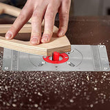 235x120x8mm Trimming Machine Flip Board Universal Router Table Insert Aluminum Alloy Plate Multifunctional Woodworking Benches