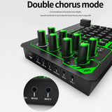 E1 Sound Card Live Mixer Sound Card Sound Effect Processor Microphone Accessories Live Audio Equipment for PC SmartPhone Live