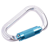 Aluminum Outdoor Climbing Carabiner 25KN D-Ring Keychain Clip Hook Locking Auto Locking Carabiner