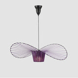 Modern Straw Hat Pendant Light  Hanging lustre lamp Nordic Minimalist Creative for Dining Living Bedroom Bar Cafe Room