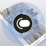 Robot Vacuum, Automatic Floor Sweeper Mop Cleaner Rechargeable Household Auto Sweeper for Hard Floors and Carpets