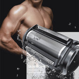 Men Electric Shaver Body&Back Shaving Machine Electric Razor Beard Trimmer Head Trimer Shave for Hair Bodygroom Facial Care