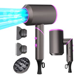 2000W Professional Hair Dryer Negative Ion Hair Dryer Handle Foldable Blower Cold Air Hot Air Brush Blow Strong Hair Salon Type