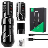 New MAX Tattoo Pen Machine Gun With Wireless Battery Power For Body Art Supply