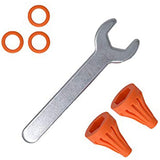 9 Pcs of Glue Copper Nozzle Small Caliber Length Large Caliber Hot Melt Glue Accessories