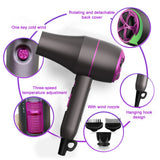 Negative Ionic Blow Dryer Hot And Cold Wind Air Brush Hairdryer AC Motor Strong Power Electric Hair Dryer 1600W/1800W