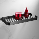 Brass Gold Bathroom Shelf Shower Shampoo Soap Cosmetic Kitchen Rectangle Nail PunchedCorner Holder 1-2 Tier Bath Accessories