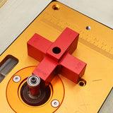 4pcs Woodworking Cross Height Measuring Gauge Set Table Saw Depth Gauge Setup Blocks Precision 16-Size Router Table Set Up Bars