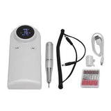 Electric Nail Drill Machine Rechargeable Nail Polishing Small Vibration for Manicure Salon