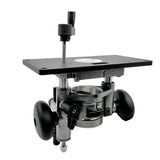 Precision Router Lift for 65mm Diameter Motors,Router Lift Table Base and Aluminum Router Table Insert Plate Workbenches Tools