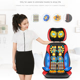 Multi-functional Massage Chair Home Pad Relief Cervical Neck Waist Shoulder Body Pain Massager Cushion Birthday Gift for Elder