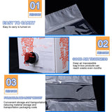 16Pcs Light-Tight Composite Film Water Canister Foldable Canister Tap Used In Storage Crises To Prevent Water Outages