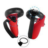 3PCS Controller Cover  Suitable for Oculus Quest/Rift S VR Glasses Silicone Handle Sleeve Anti-drop Strap Controller Cover