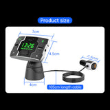 Bluetooth FM Transmitter for Car Wireless Bluetooth Car Adapter PD Ports Hands Free Calls Support SIRI/Voice Assistant Function