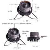 Outdoor Gas Cartridge Head Conversion Adapter Bottle Type Input Screw Valve Output Camping Stove Accessories Cookware Adapter