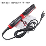 Hair Straightener Durable Electric Straight Hair Comb Brush LCD Heated Ceramic Hair Straightening Brush EU/US Plug