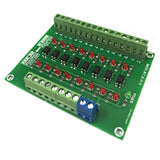 F19E 8 Channel 8bit Photoelectric Isolation Module Level Voltage Converter PNP Output PLC Signal Converter Adapter