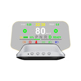 HUD head-up display FOR Tesla model3 speed mileage Safety Indicator light Driving time Door indicator System ready 2021