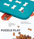 Educational Dog Toy Leaking Food Box Dog Feeder Toys Interactive Puzzle Game Pet Toys For Small Large Dog Cat Pet Puppy Supplies