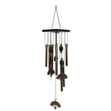 Bronze wind chime metal multi-tube large hanging bell home pendant