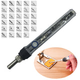 75W high-power quick-heat T12 soldering iron digital display soldering iron supports DC12V-24V use T12 soldering iron tip