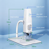 2MP 1080P Wifi Electron Microscope USB Mobilephone Computers Connecting Microscope Photo Video Taking With 8 LED Lights