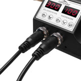 TOPSHAK TS-CD3 Rework Soldering Station 2 In 1 LCD Digital Display Soldering iron Hot Air Gun for Cell-phone BGA SMD PCB Repair