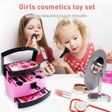 Girls Makeup Kit for Kids Washable Fashion Makeup Set Girls Play Cosmetics Set For costume party, birthday party