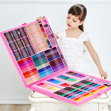 168/288pcs Art Set Painting Watercolor Drawing Tools Art Marker Brush Pen Supplies Kids For Gift Box Office Stationery