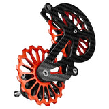 Oval Dish mtb Lightweight Carbon Fiber Bike Derailleur Pulley Wheels System Ceramic Bearing Guide Roller chainring bolts