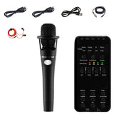 Live Sound Card Audio External USB Headset Microphone Live Broadcast Sound Card for Mobile Phone Computer PC