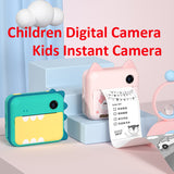Child Instant Print Camera for Children 1080P HD Video Photo Camera Toys with 32GB Card Print Paper Kids Camera for Girls Boys