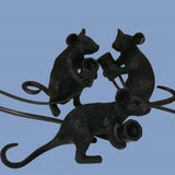 Mouse Desk Lamps Seletti Morden LED Bedside Table Lamp For Home Bedroom Decoration Art deco Rat Night Lights EU/AU/US/UK Plug