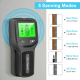 5 in 1 Professional Wall Metal Detector Multifunctional Handheld Wood AC Wire Cable Metal Detection Electric Wall Finder Scanner
