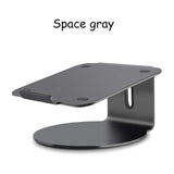 Aluminum Laptop Stand Base 360 Rotation Laptops Heighten Holder Notebook Cooling Support