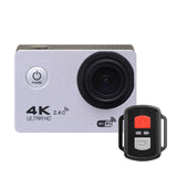 Ultra HD 4K Action Camera WiFi 12MP 2 Inch 30M Go Waterproof Pro 170D Helmet Bicycle Video Recording Camera Sports Cam