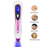 Newest Laser Facial Freckle Dark Spot Remover Tool Wart Removal Machine Tattoo Mole Removal Plasma Pen Diamond insert 9 Gear