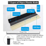 100W Plastic Welding Kit,Soldering Iron Kit,3-Speed Adjustment Temperature Control Plastic Welder Surface Repair EU Plug