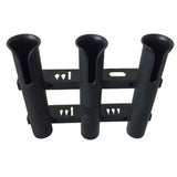 Marine Boat Yacht Kayak Fishing Vertical 3 Link Rod Holder Organiser Pole Tube Mount Bracket Socket Rack Lure Pliers Storage