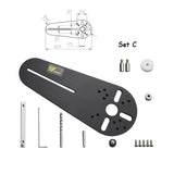 Wood Router Milling Slotting Circle Groove Circle Cutting Jig for Makita Electric Hand Trimmers Woodworking Work Bench