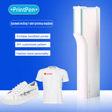 Portable PrintPen Handheld Printer Inkjet Pen Tattoo Printing Machine Compatible with Android/iOS Smartphone for All Surfaces