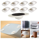 8pcs Self Adhesive Caster Wheels Mini Swivel Wheels Stainless Steel Paste 360 Degree Rotation Sticky Pulley for Bins Storage Box