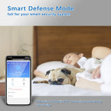 SN10+SN11 Tuya Wireless Siren 433MHz strobe siren Alarm Horn 110dB Light Siren For Home Security Burglar Alarm System
