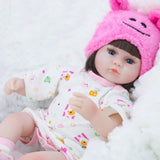 42cm Rebirth Doll Simulation Baby Vinyl Soft Kid's Educational Toys Doll With Lovely Faces And Movable Limbs