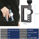 Mini Portable Massage Gun With Hot Compress Function Electric Body Deep Tissue Massager  Pain Muscle Relief  New Products