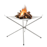 Outdoor Charcoal BBQ Grill Net With Folding Legs For Camping Beach Picnic Meat Food Barbecue Grate Desk Tabletop