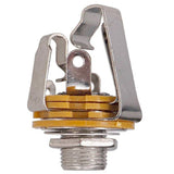20Pcs 1/4 Inch 6.35mm Stereo Input Jack Plug Socket for Electric Guitar Bass,Guitar Pickup Output Jack