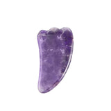 Amethyst Jade Facial Massage Roller Relax Weight Loss Natural Jade Quartz Scraper Massager Roller Jade Beauty Skin Tool XA67Z