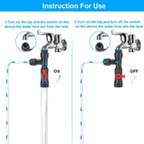 Practical Fish Tank Plastic Water Changer Pump Faucet Type Water Changer Fish Tank Cleaning Plastic